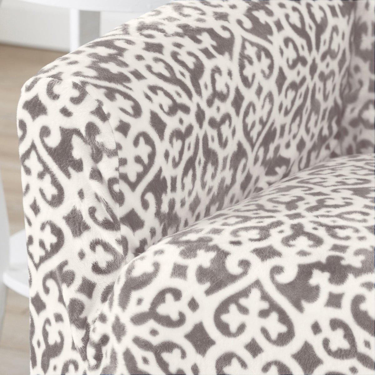 Velvet Stretch Slipcover – Gale Collection Form-Fit Sofa Cover – view 86