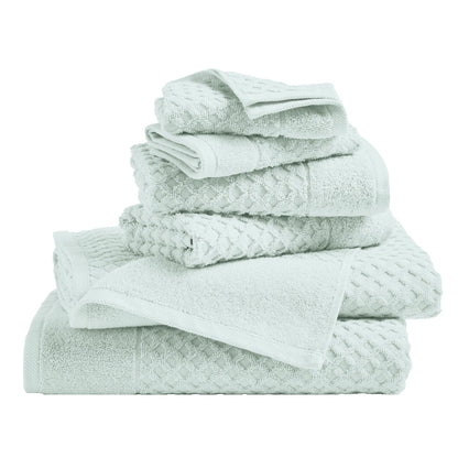 Cotton Diamond Waffle Weave Bath Towel Set – Grayson Collection – view 88