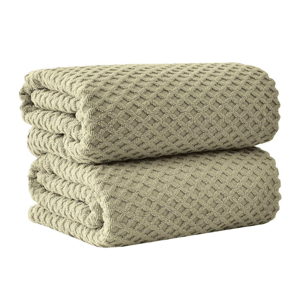 Cotton Diamond Waffle Weave Bath Towel Set – Grayson Collection – view 231