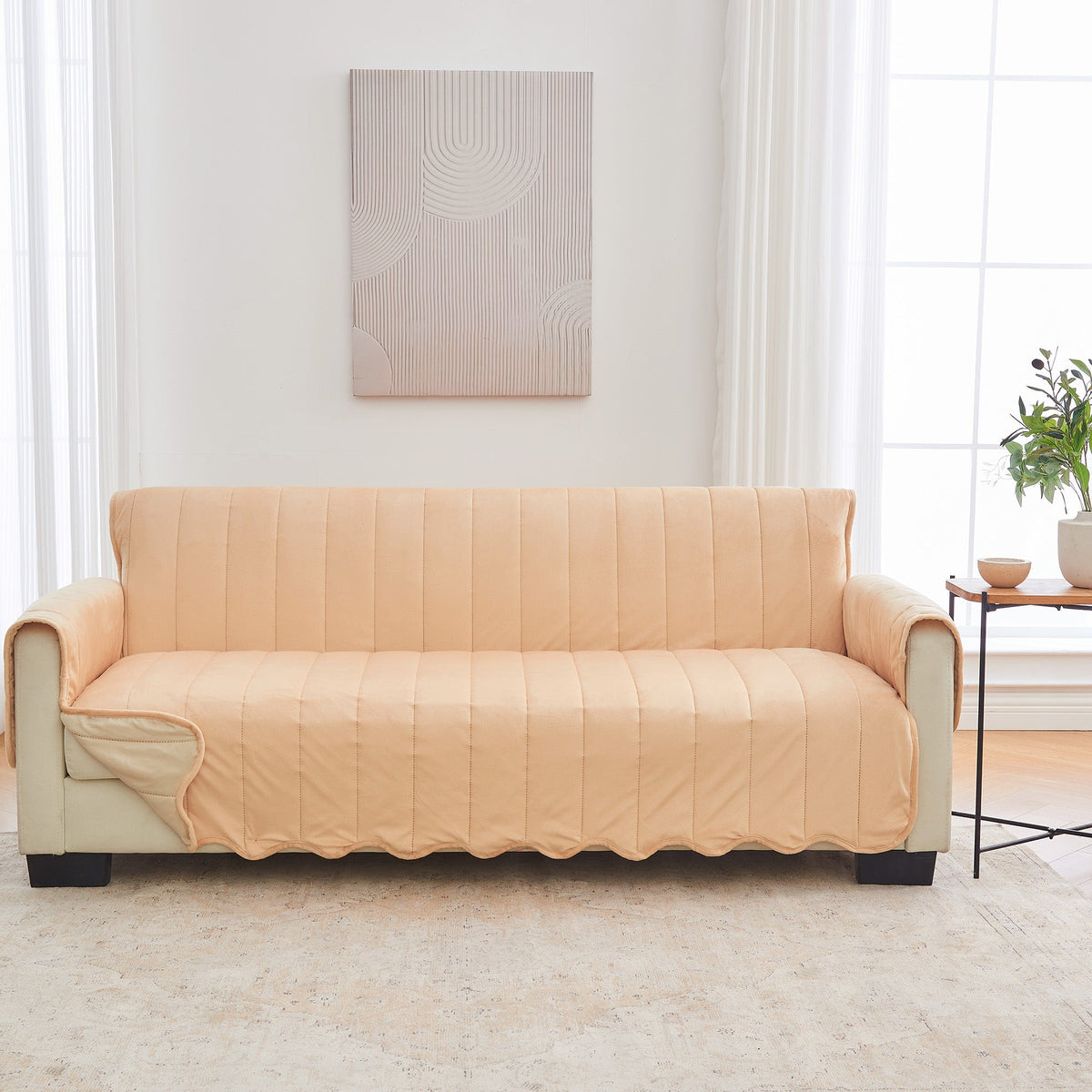 Velvet Furniture Protector – Soft Sofa and Chair Cover, Velvet Collection – view 43