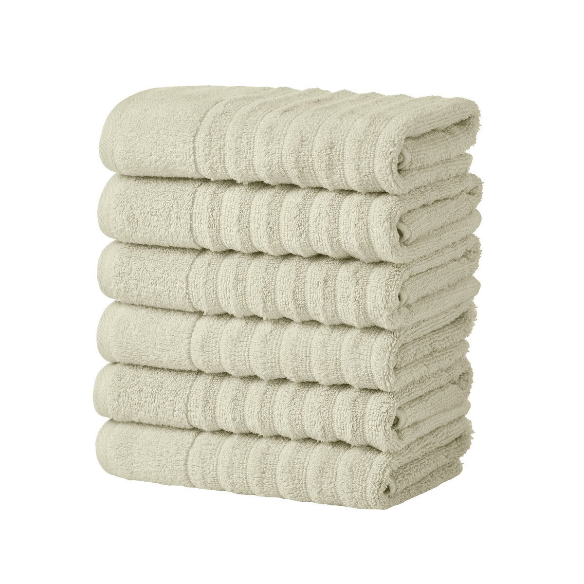 Karina Collection Luxury Combed Cotton Ribbed Bath Towel Set – view 133