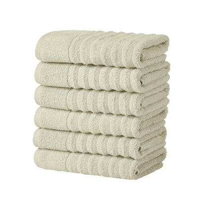 Karina Collection Luxury Combed Cotton Ribbed Bath Towel Set – view 133