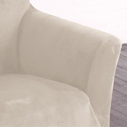 Velvet Stretch Slipcover – Gale Collection Form-Fit Sofa Cover – view 162