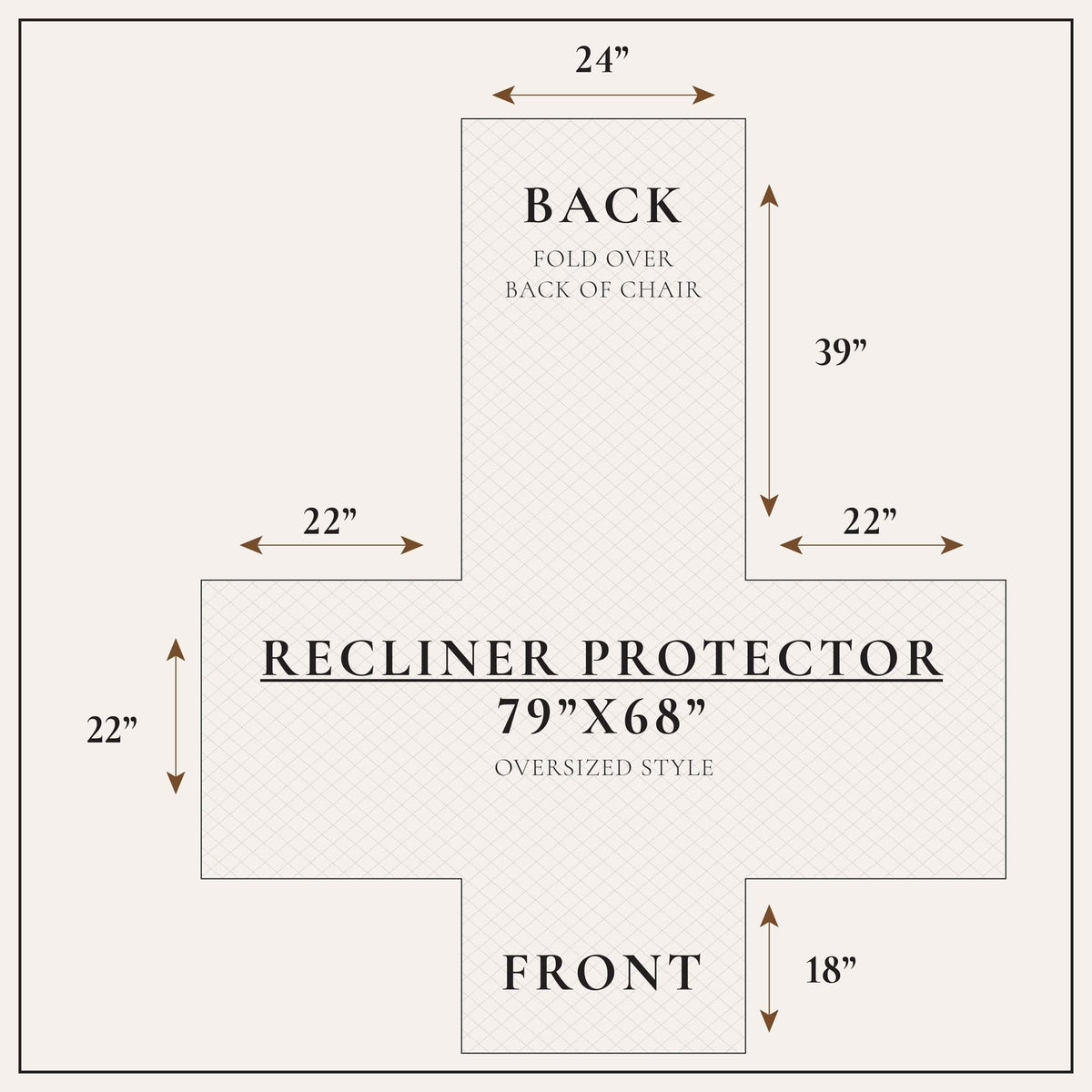 Medallion Stitch Furniture Protector – Elenor Collection Sofa Cover – view 163