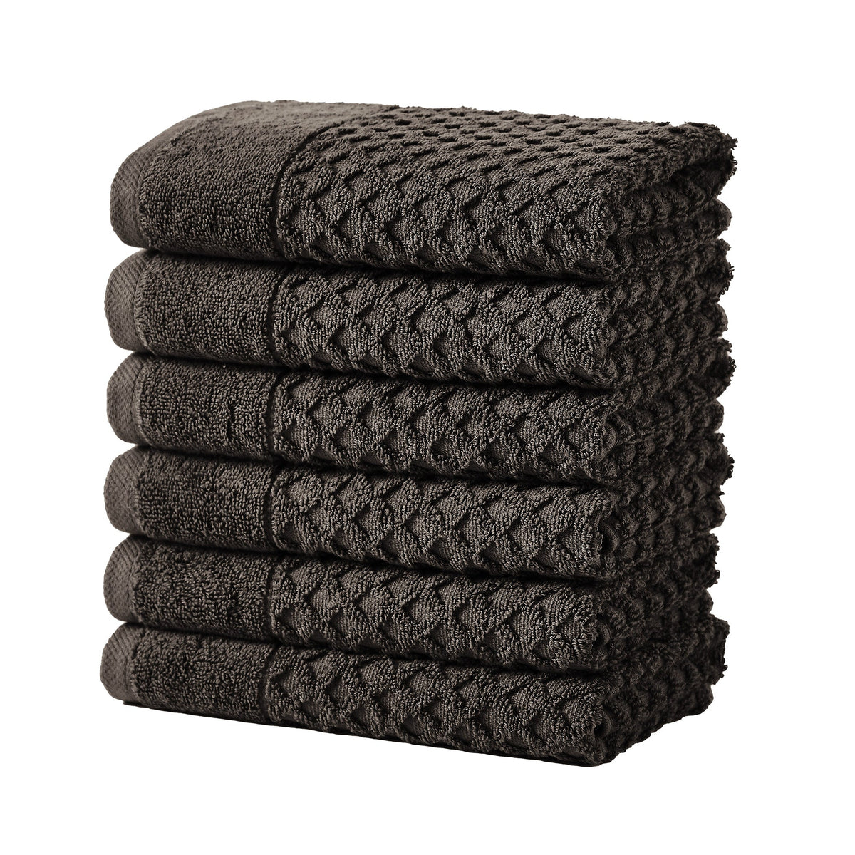 Cotton Diamond Waffle Weave Bath Towel Set – Grayson Collection – view 174