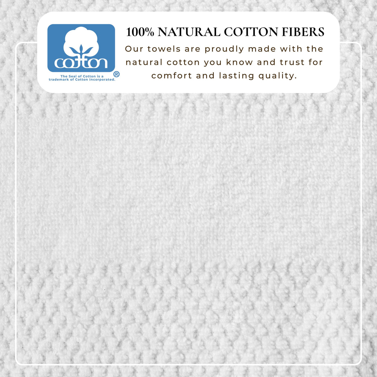 100% Cotton Rice Weave Textured Bath Towel Set – Marbella Collection – view 16
