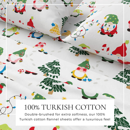 Turkish Cotton Christmas Flannel Sheet Set – Whittaker Collection – view 48