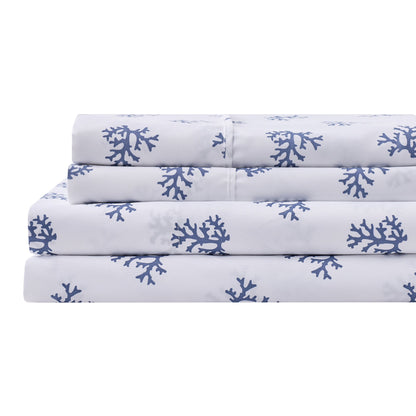 Coastal Printed Microfiber Sheet Set – Newport Collection – view 51