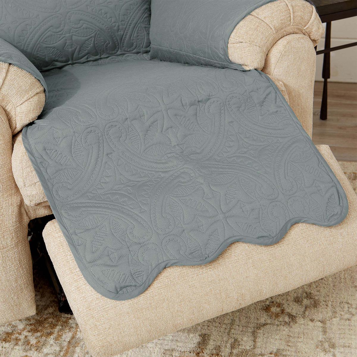 Medallion Stitch Furniture Protector – Elenor Collection Sofa Cover – view 132