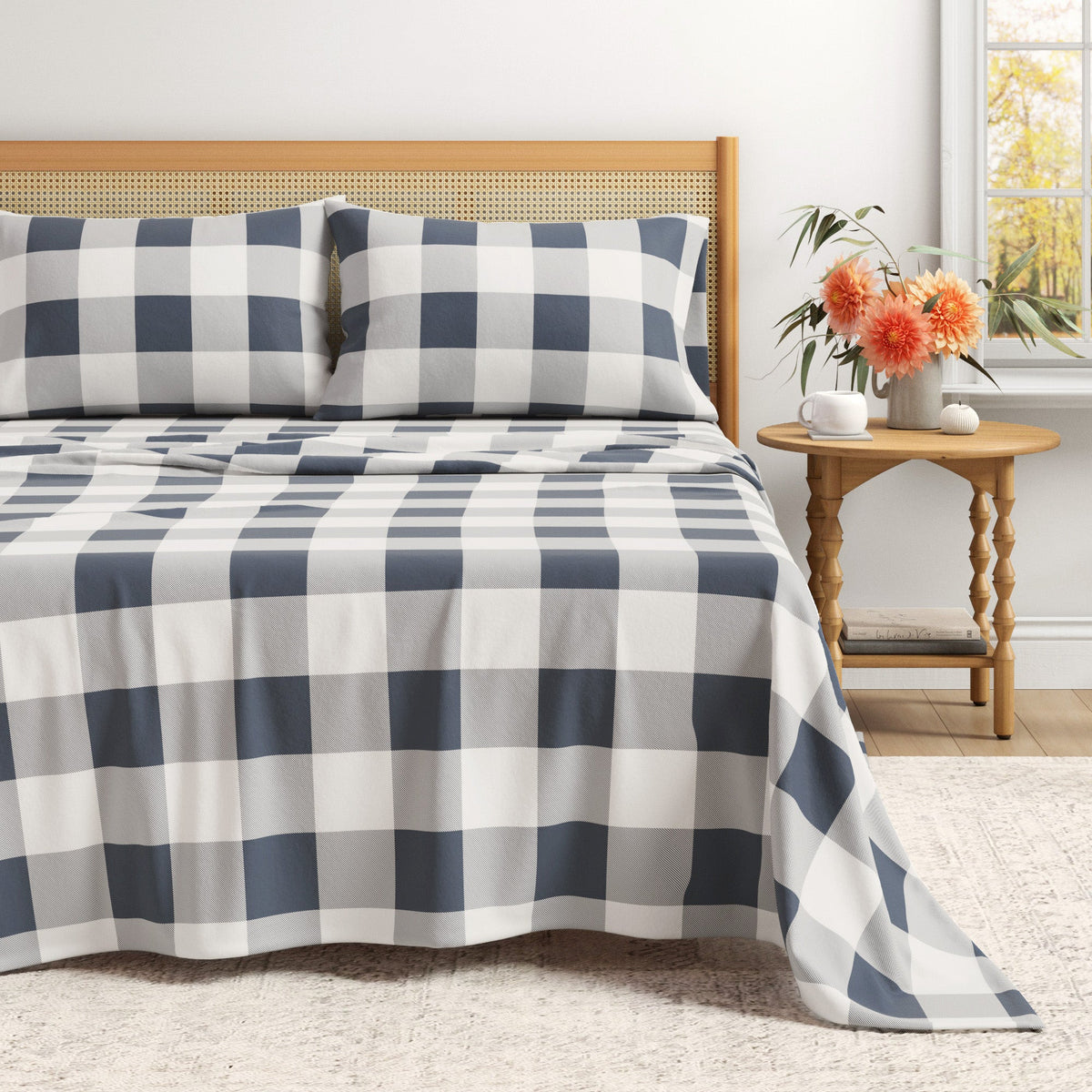 Turkish Cotton Flannel Sheet Set – Belle Collection – view 13