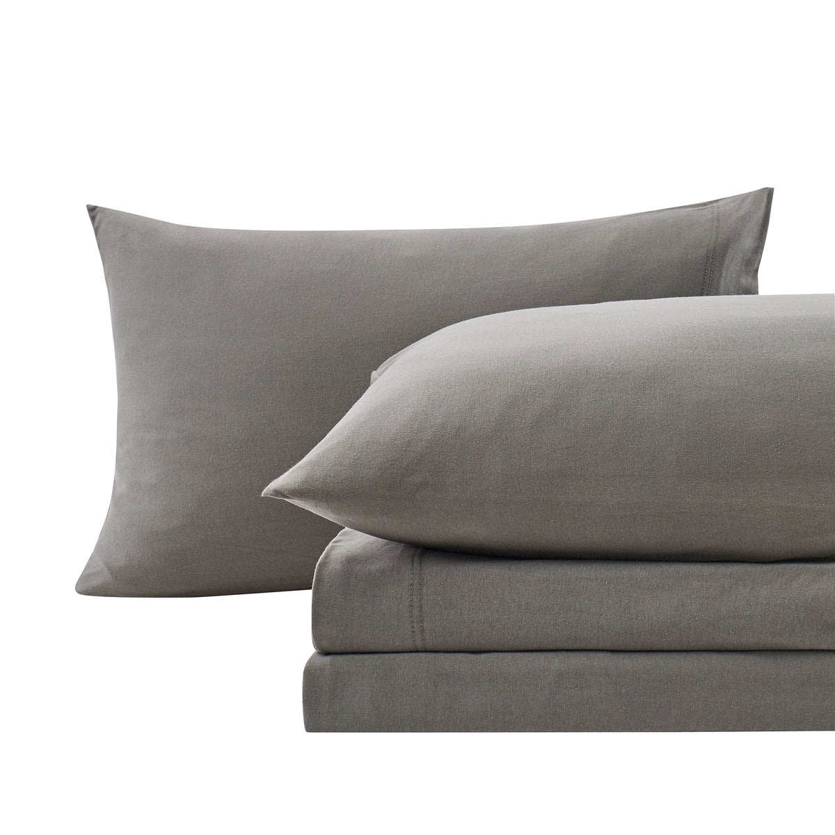 100% Organic Cotton Jersey Knit Sheet Set, Soft and Stretchy – view 27