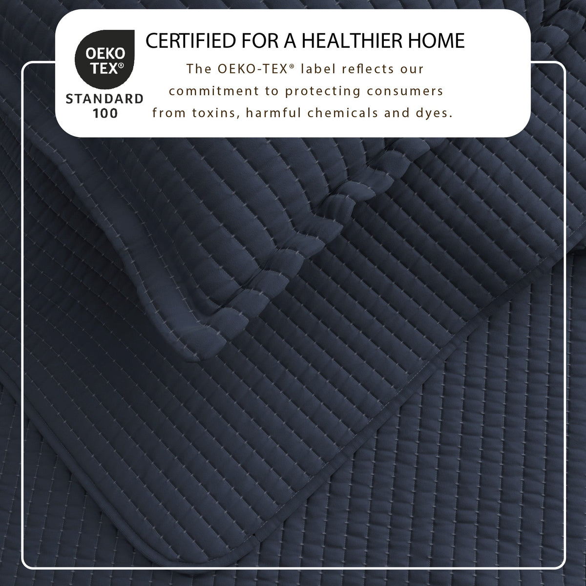 Solid Channel Stitch Quilt Set – Alicia Collection – view 32