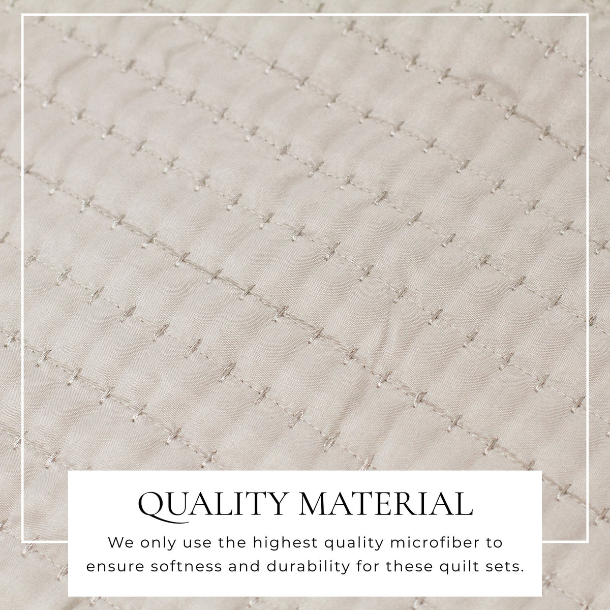 Solid Channel Stitch Quilt Set – Alicia Collection – view 14