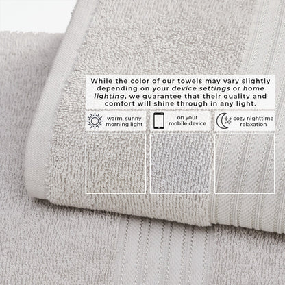 Cooper Collection Cotton Terry Bath Towel Set, Lightweight and Soft – view 138