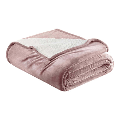 Sherpa Fleece Collection Velvet Plush Sherpa Bed Blanket, Reversible – view 11