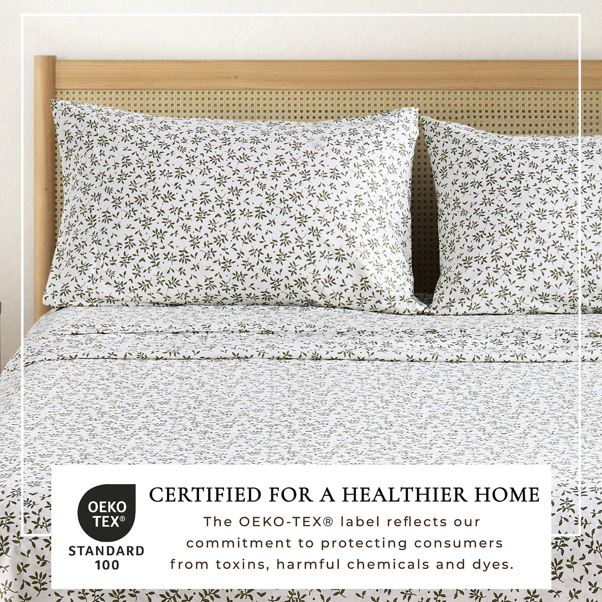 Brushed Microfiber Printed Sheet Set – Baylor Collection – view 65