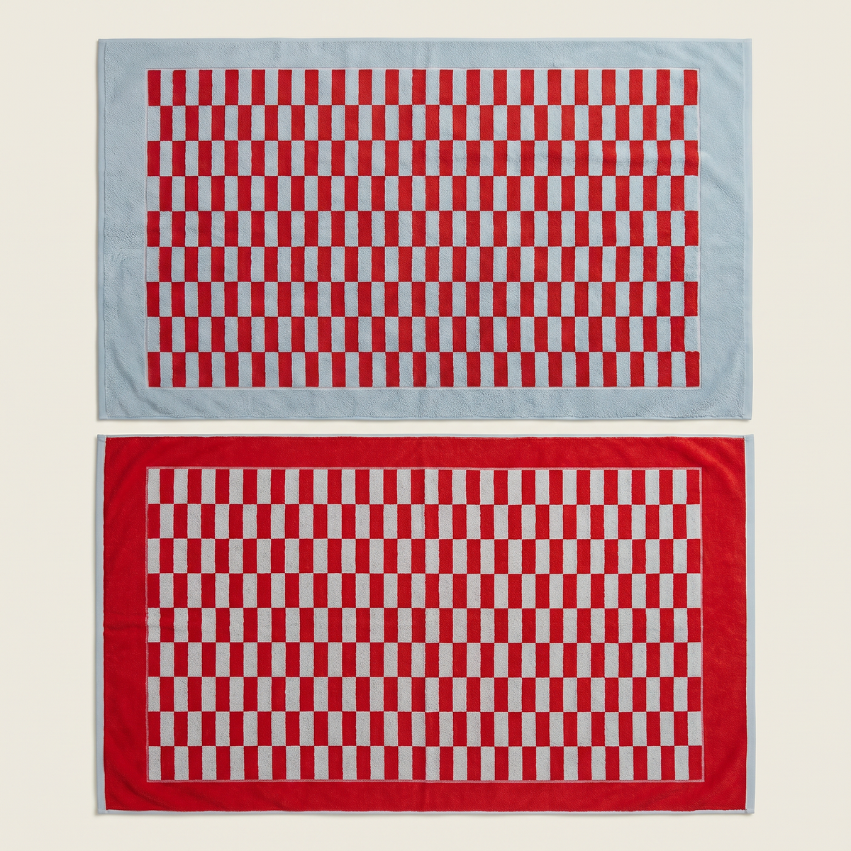 Pietra Australian Cotton Towels with Checkered Design, 600 GSM – view 46