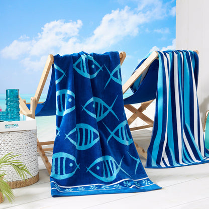 Maui Collection Cotton Velour Beach Towels, 30 x 60 Inch 2 or 4 Pack – view 73