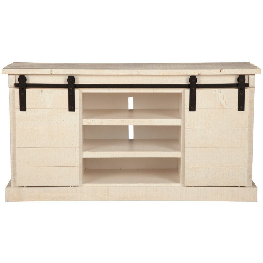 Vintage Barn Door TV Console in Douglas Fir and Pine, White Fir – view 3
