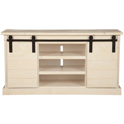 Vintage Barn Door TV Console in Douglas Fir and Pine, White Fir – view 3