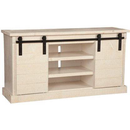 Vintage Barn Door TV Console in Douglas Fir and Pine, White Fir – view 2