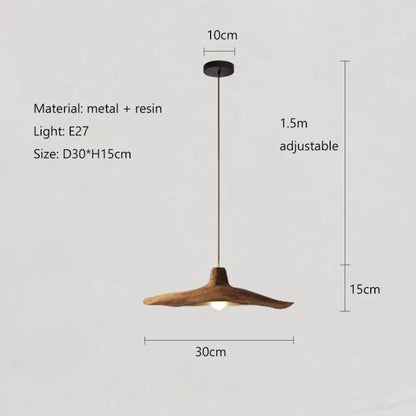 Vintage Wabi-Sabi E27 Pendant Light for Dining Room, 30 or 40 cm – view 7