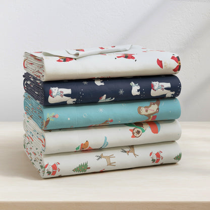 Turkish Cotton Christmas Flannel Sheets – Whittaker Holiday Prints – view 22