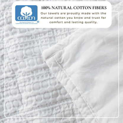 Garment-Washed Cotton Waffle Weave Quilt Set – Genevieve Collection – view 4