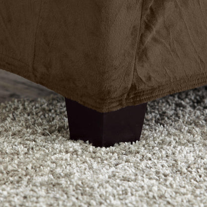 Velvet Stretch Slipcover – Gale Collection Form-Fit Sofa Cover – view 3