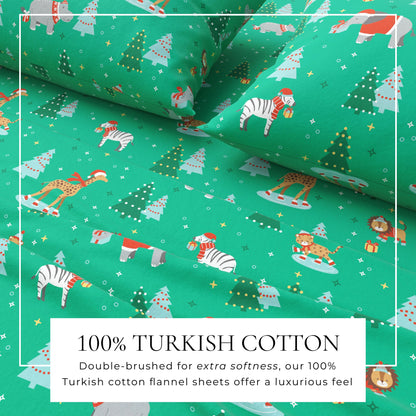 Turkish Cotton Christmas Flannel Sheets – Whittaker Holiday Prints – view 53