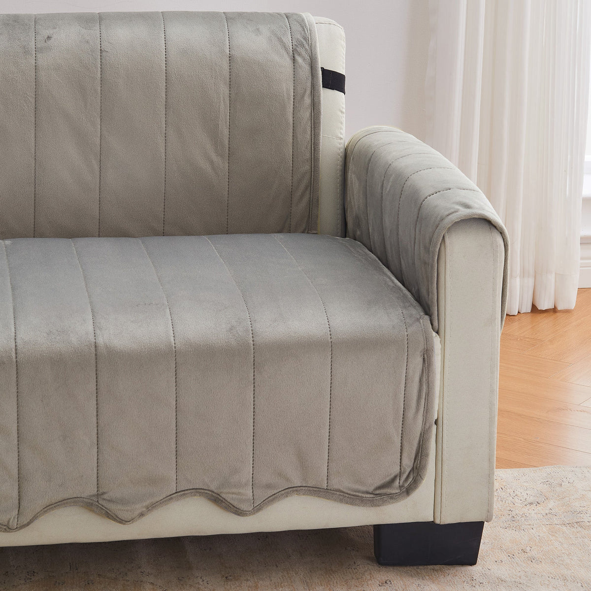 Velvet Furniture Protector – Soft Sofa and Chair Cover, Velvet Collection – view 70