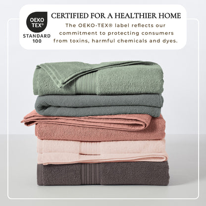 Cooper Collection Cotton Terry Bath Towel Set, Lightweight and Soft – view 44
