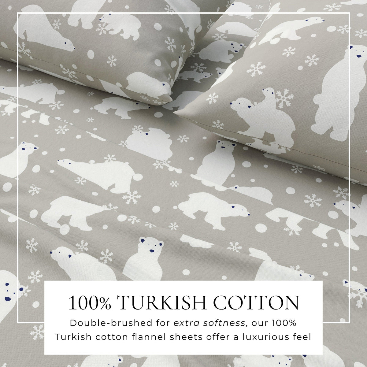 Turkish Cotton Flannel Sheet Set – Stratton Collection – view 49