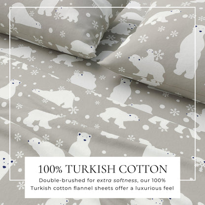 Turkish Cotton Flannel Sheet Set – Stratton Collection – view 49