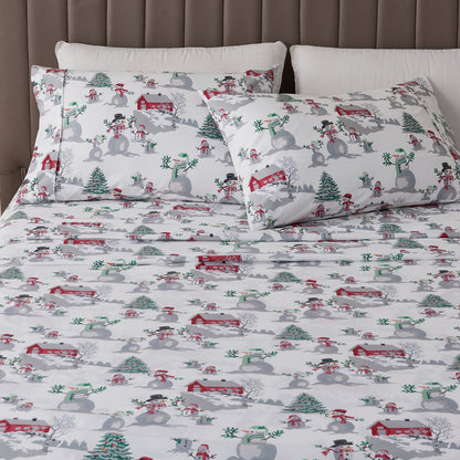 Lodge Print Microfiber Sheet Set – Mountain Ridge Collection – view 48