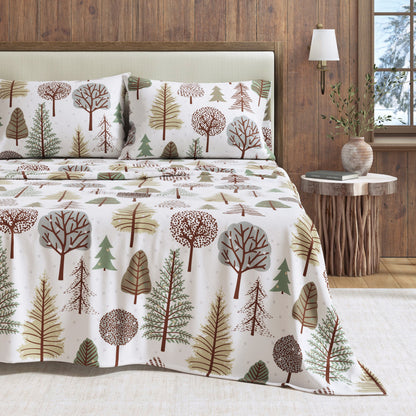 Turkish Cotton Flannel Sheet Set – Stratton Collection – view 18