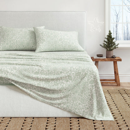 Turkish Cotton Flannel Sheet Set – Winter Floral Collection – view 25