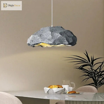 Wabi Minimalist LED Rock Pendant Light for Bedroom – view 3