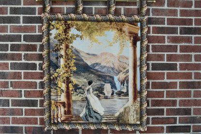 Faraway Longing Coastal Mountain Tapestry Wall Hanging, 28 x 31 – view 5
