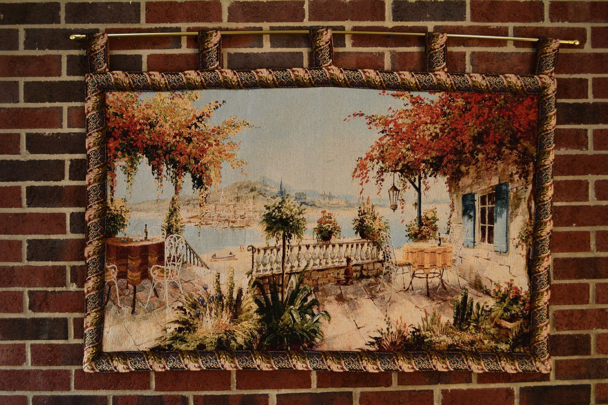 Ocean View Brunch Cotton-Polyester Wall Hanging Tapestry, 28 x 47 Inch – view 7