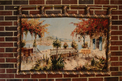 Ocean View Brunch Cotton-Polyester Wall Hanging Tapestry, 28 x 47 Inch – view 7