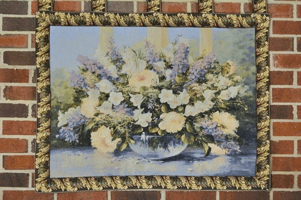 Bouquet of Flowers Lavender Floral Tapestry Wall Hanging, 33 x 24 – view 6