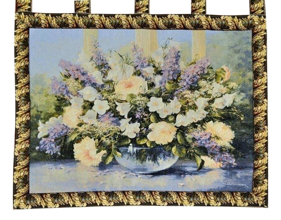Bouquet of Flowers Lavender Floral Tapestry Wall Hanging, 33 x 24 – view 7