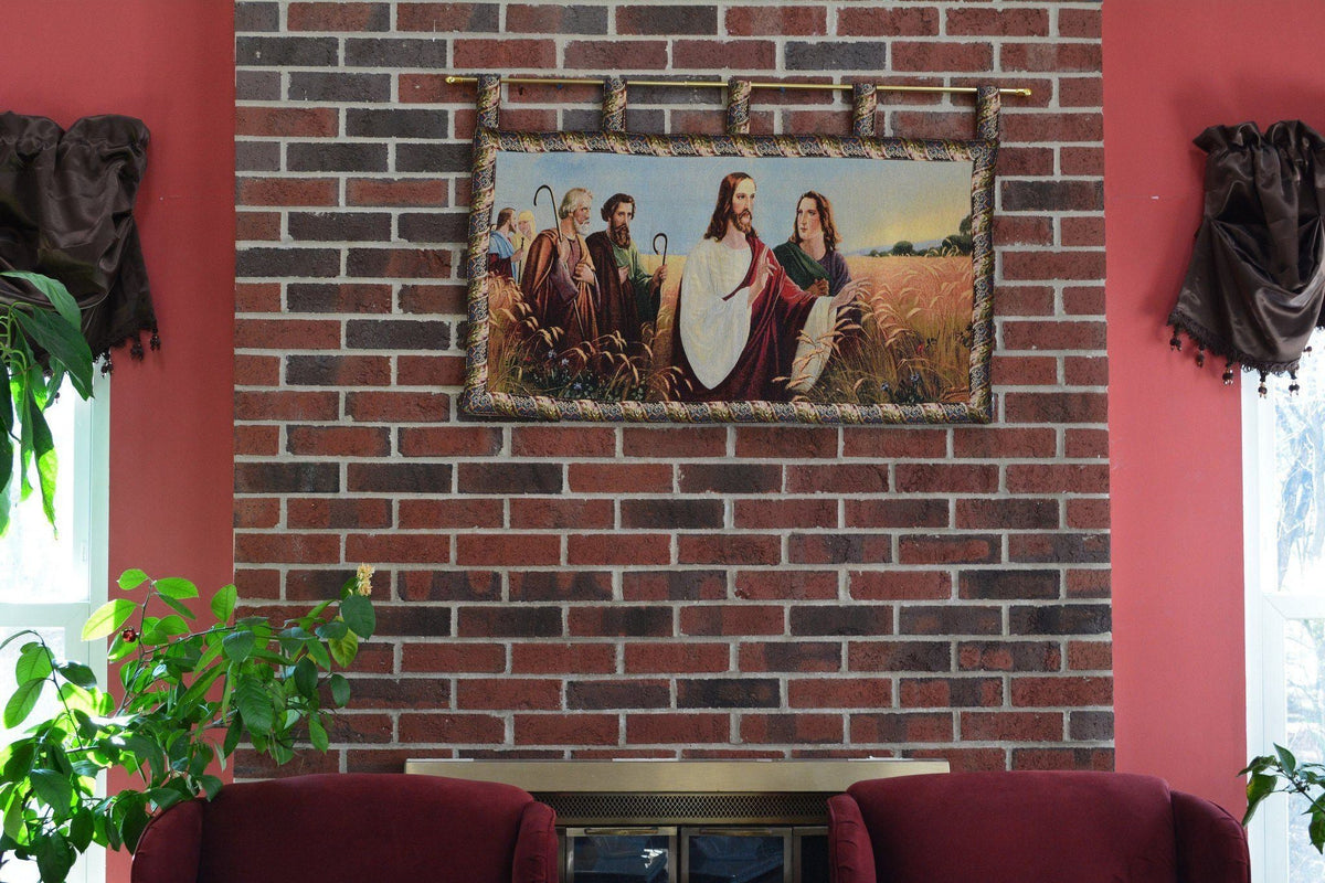 Christus Im Ahrenfeld Woven Wall Tapestry, 43 x 23 Inch Cotton Blend – view 6