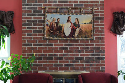 Christus Im Ahrenfeld Woven Wall Tapestry, 43 x 23 Inch Cotton Blend – view 6