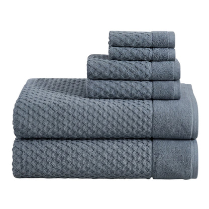 Cotton Diamond Waffle Weave Bath Towel Set – Grayson Collection – view 191