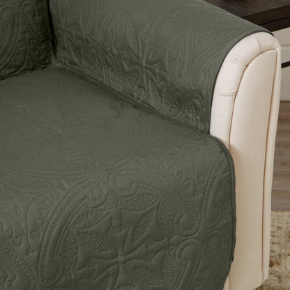 Medallion Stitch Furniture Protector – Elenor Collection Sofa Cover – view 88