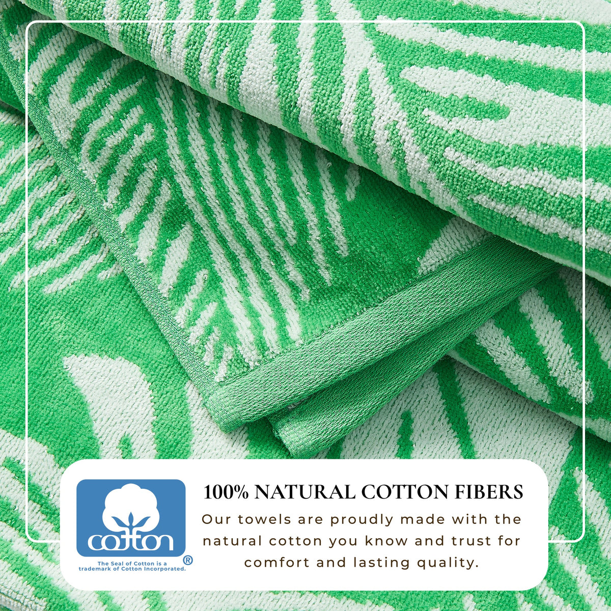 Maui Collection Cotton Velour Beach Towels, 30 x 60 Inch 2 or 4 Pack – view 21