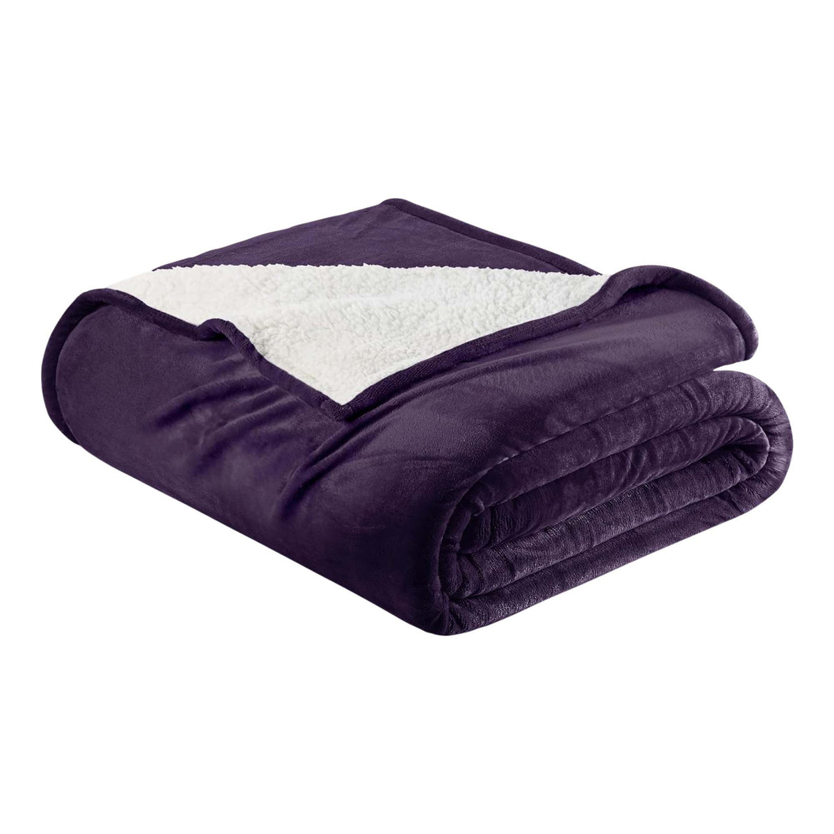 Sherpa Fleece Collection Velvet Plush Sherpa Bed Blanket, Reversible – view 45