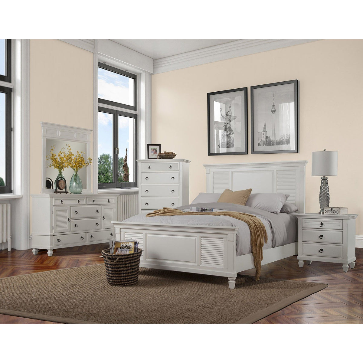 Winchester White Pine Dresser with 6 Drawers and 2 Door Cabinets – view 7